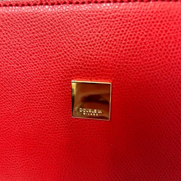 Double M Milano Elegant Red Tote Bag - Picture 3 of 9